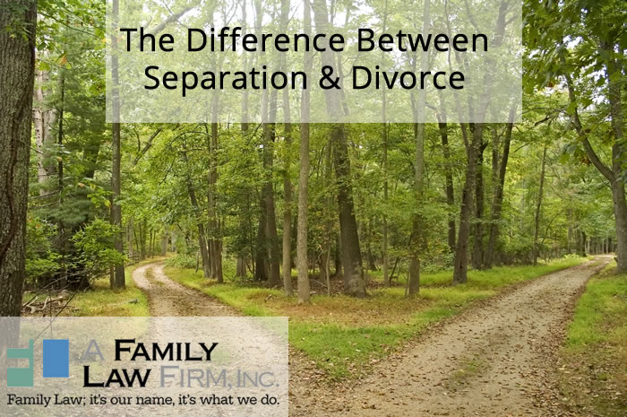 difference between separation and divorce